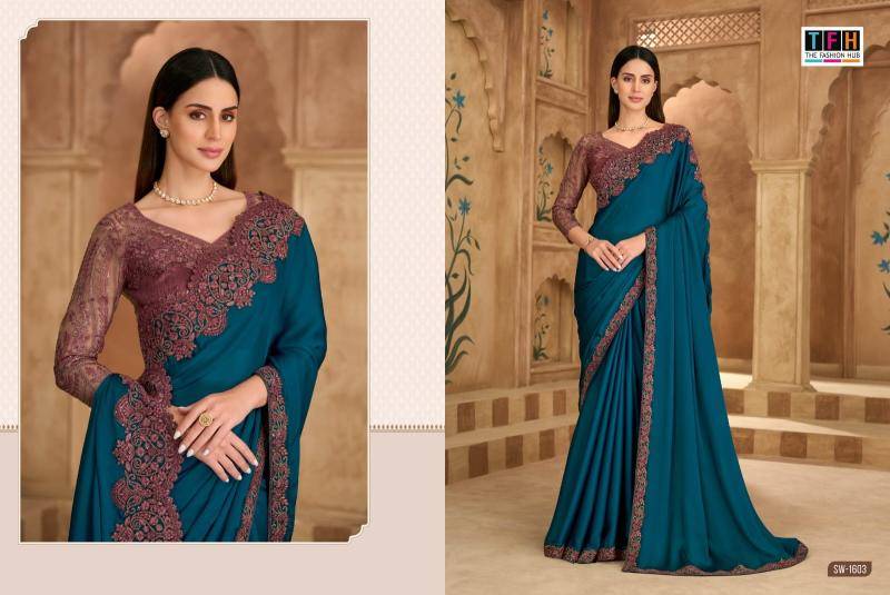 Tfh sandal wood vol-16 Bulk saree dealers in India